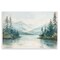 Stupell Industries Mountain Lake in Springtime Wall Plaque Art Design by LSR Design Studio